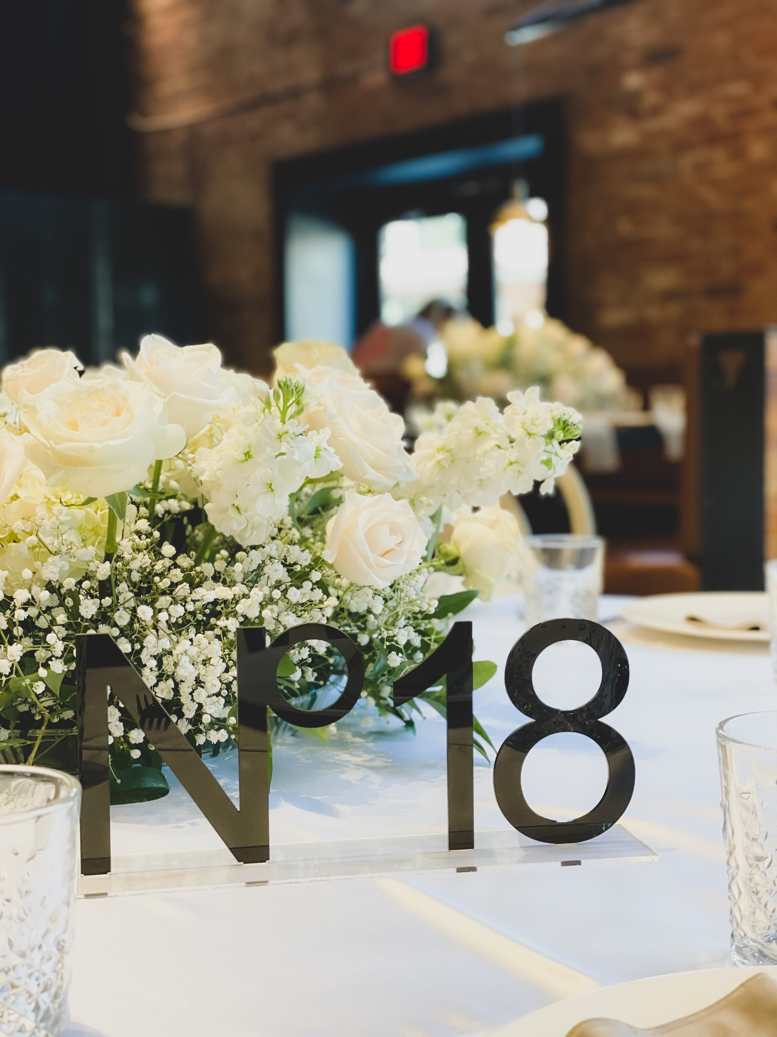 [HIRE/RENTAL] 'LUX' Table Numbers